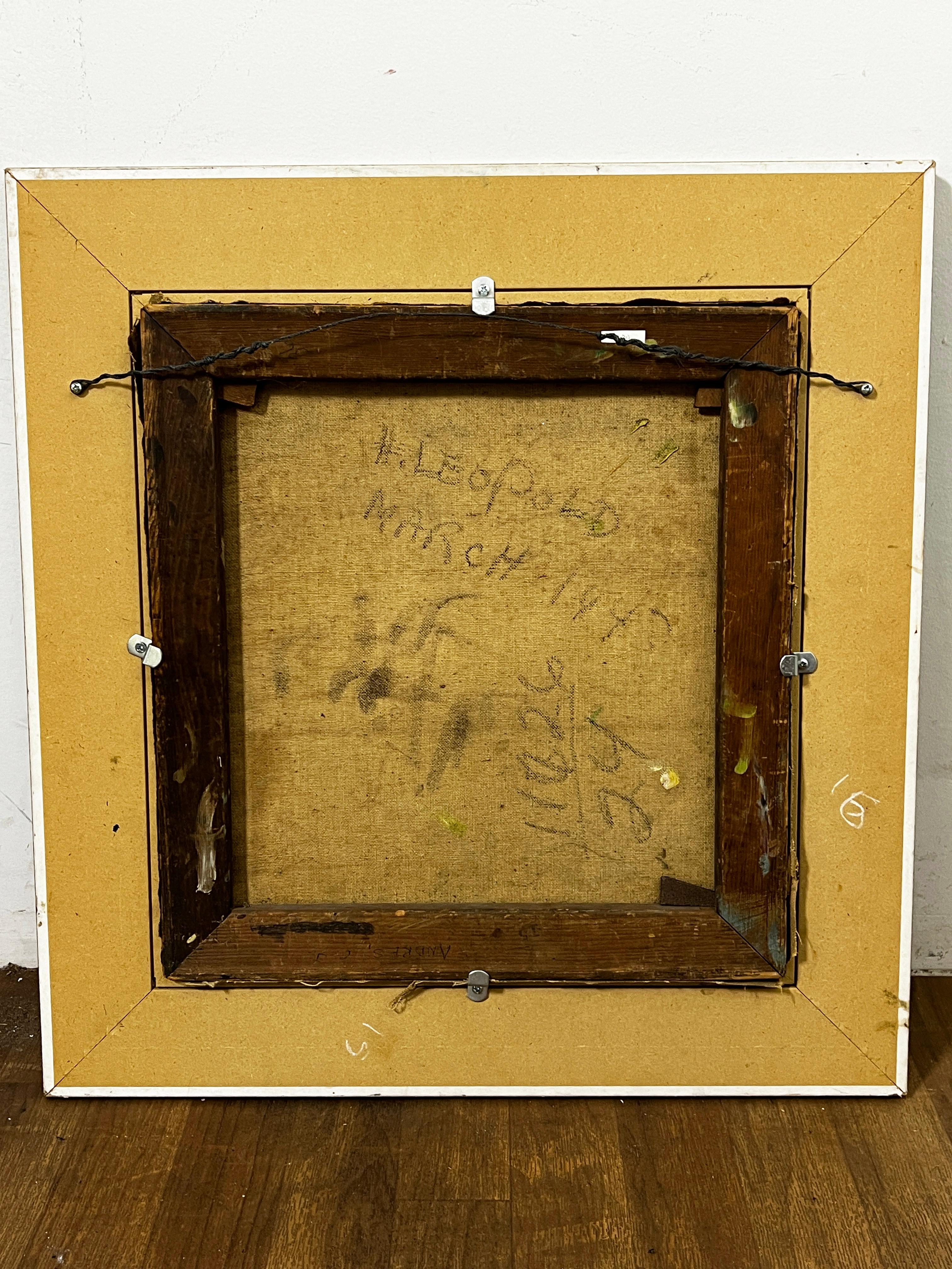Surrealist African American Self-Portrait by Harry Leopold D. 1943 In Good Condition For Sale In Peabody, MA