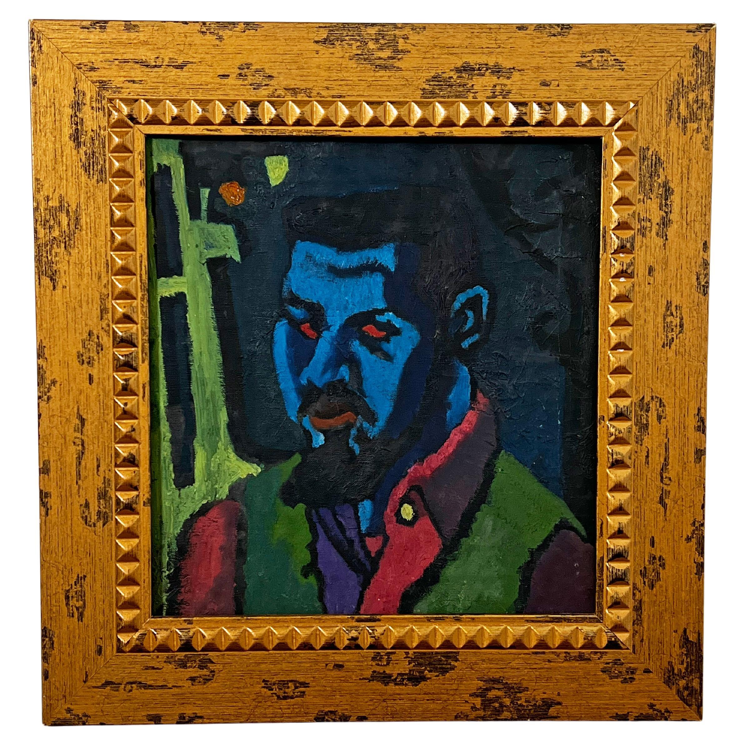 Surrealist African American Self-Portrait by Harry Leopold D. 1943