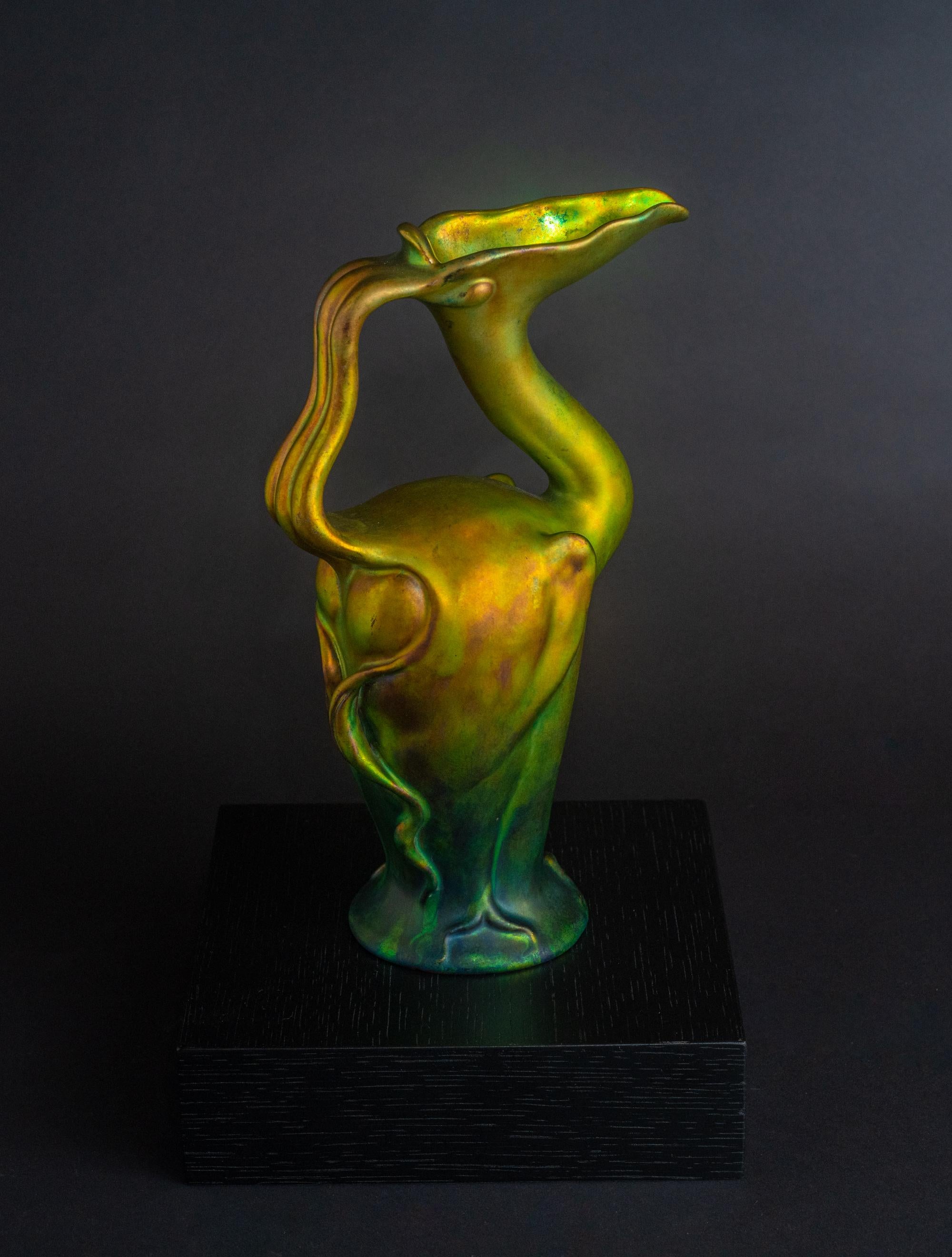 Established in 1853 by Miklós Zsolnay, Zsolnay began as a small business producing basic stoneware and earthenware. Ten years later Miklós’ son, Vilmos, joined the company and led it to worldwide recognition at international exhibitions including