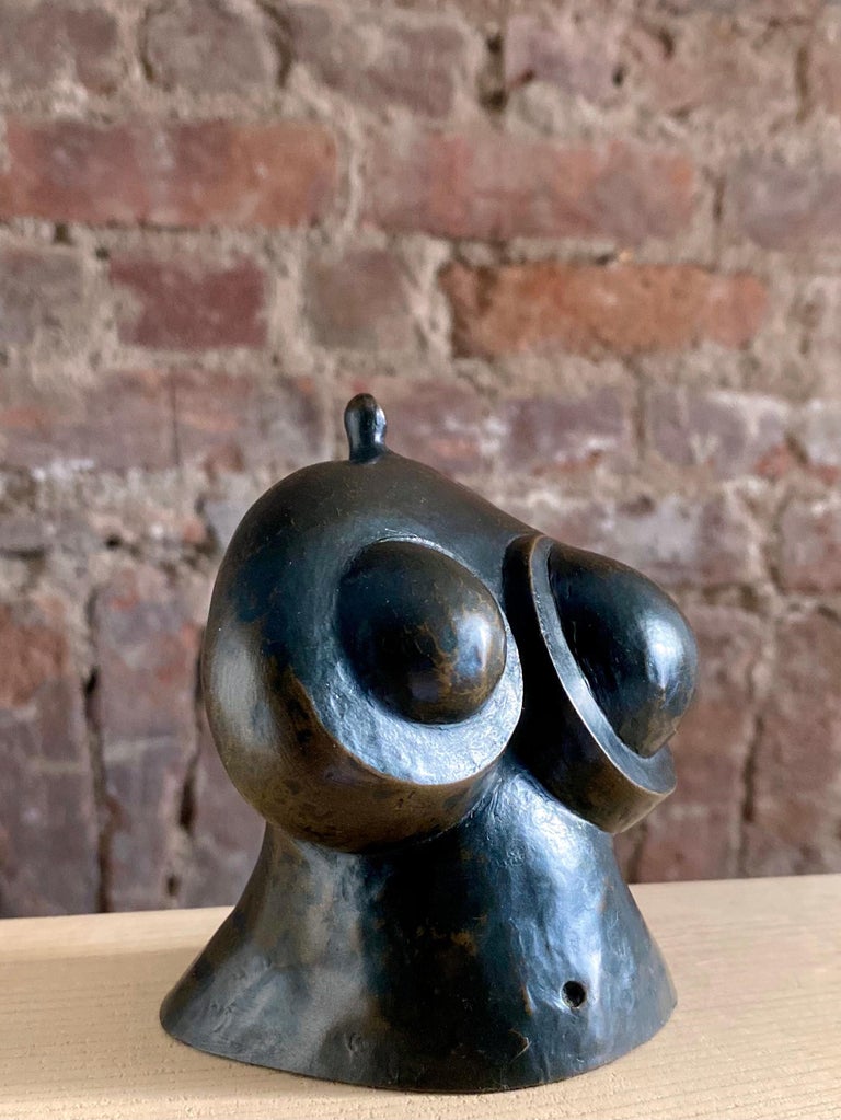 Surrealist Bronze Female Nude Abstract Sculpture, Mid 20th Century For Sale 4