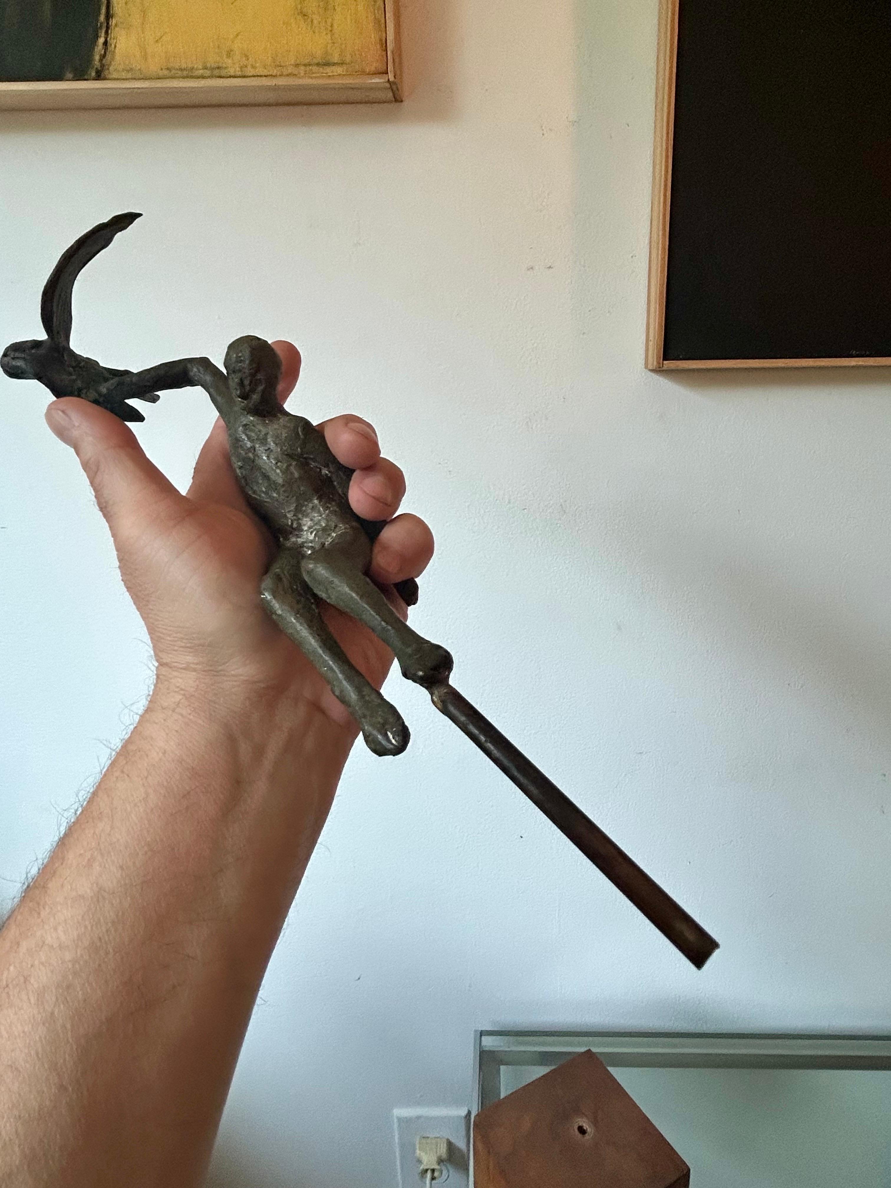 Scultura surrealista in bronzo Jack Zajac in vendita 8