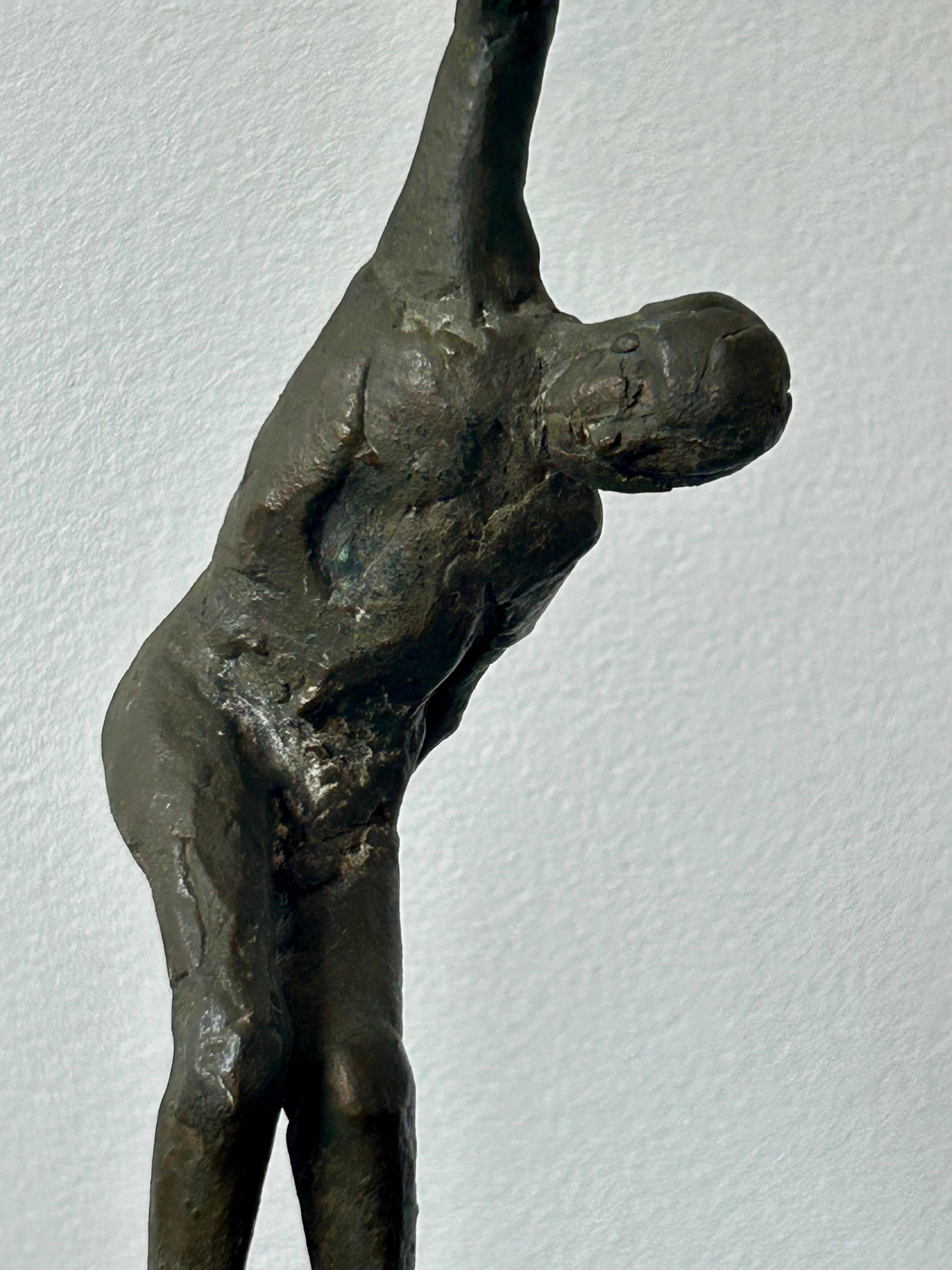 Scultura surrealista in bronzo Jack Zajac in vendita 9