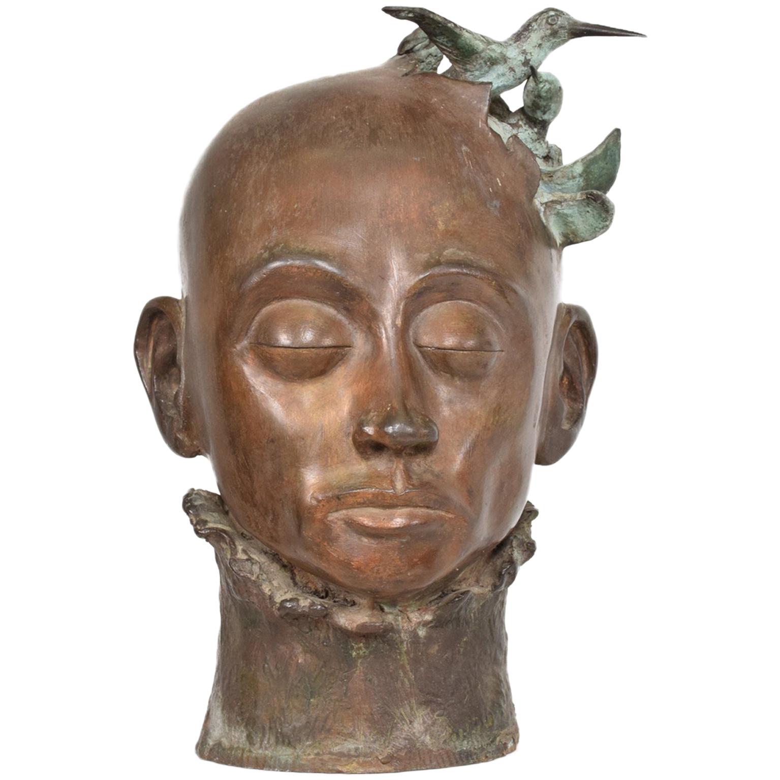 Surrealist Bronze Sculpture, Mexico, 1960s