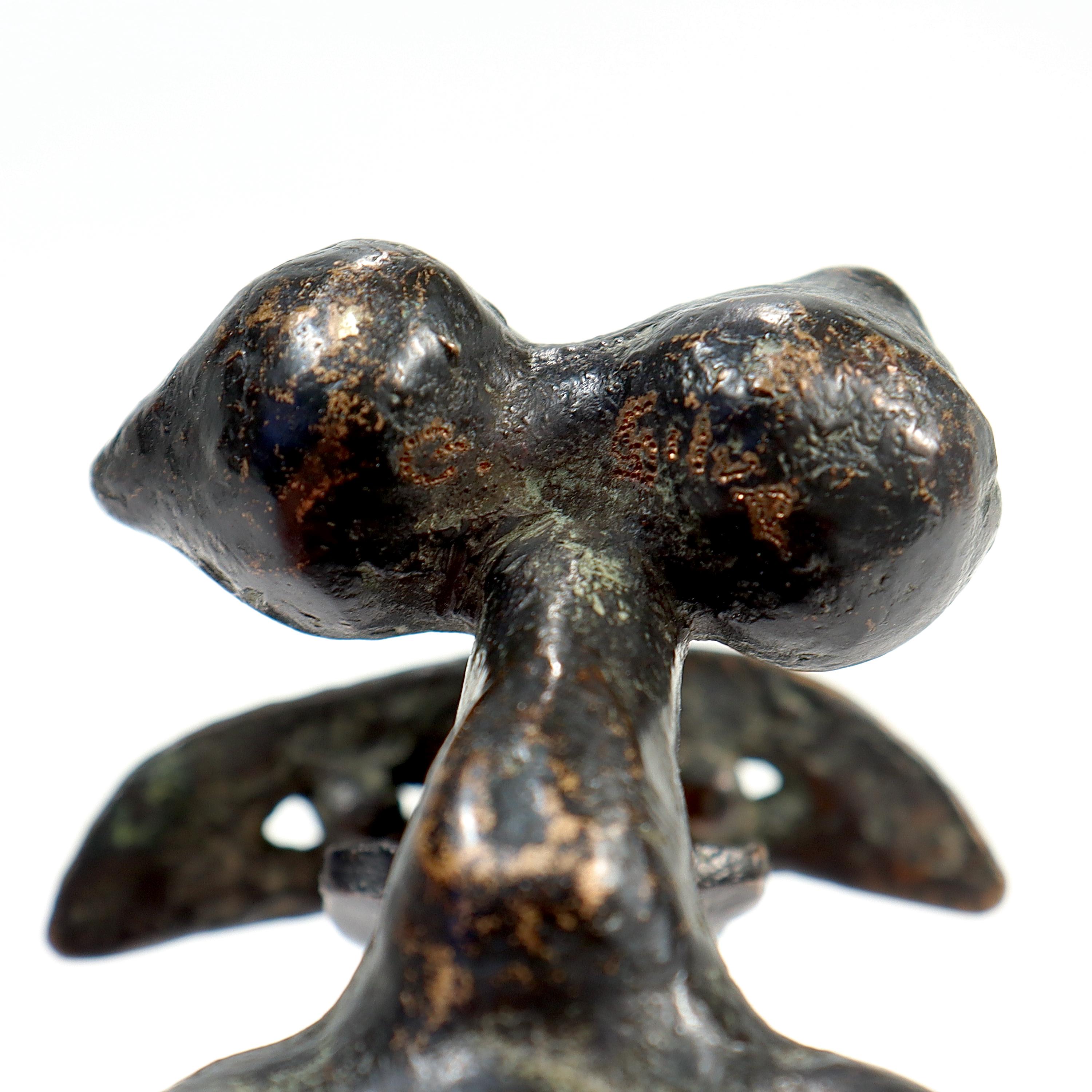 Surrealist Bronze Sculpture of a Female Nude by Guillermo Silva, 20C For Sale 3