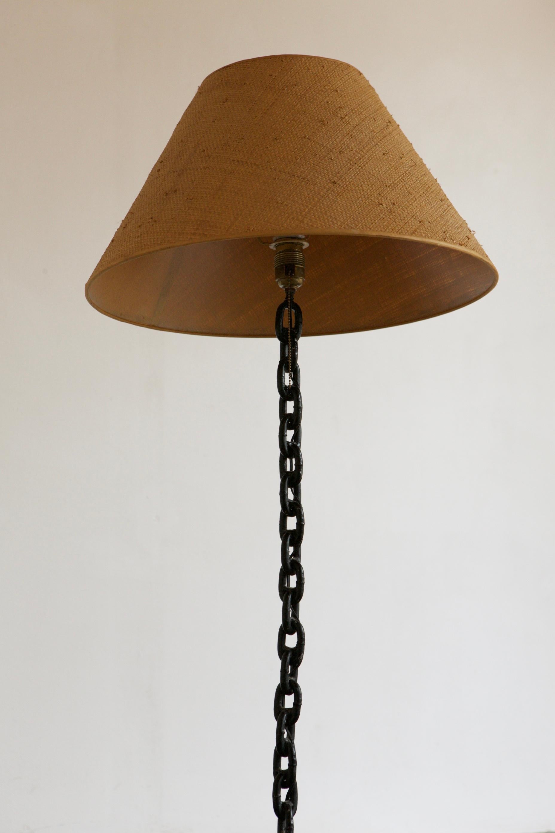 Post-Modern Surrealist Chain Floor Lamp