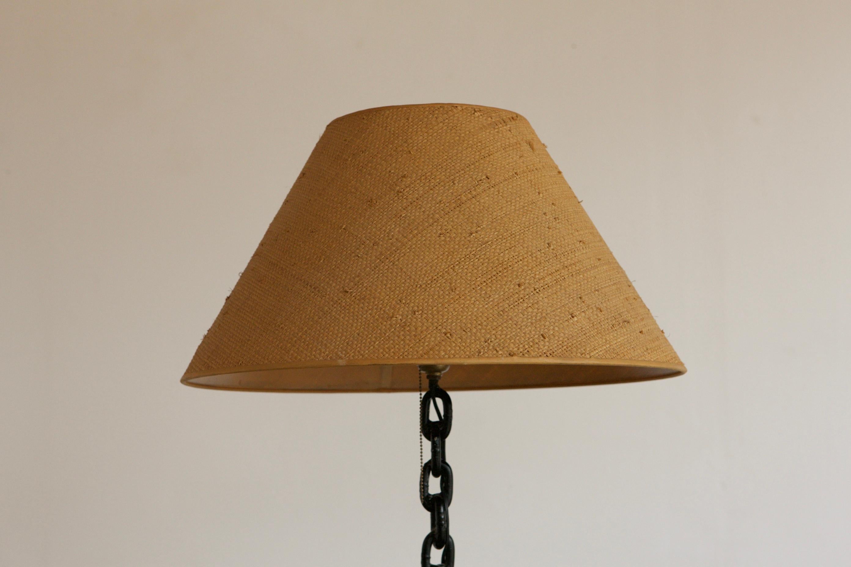 French Surrealist Chain Floor Lamp