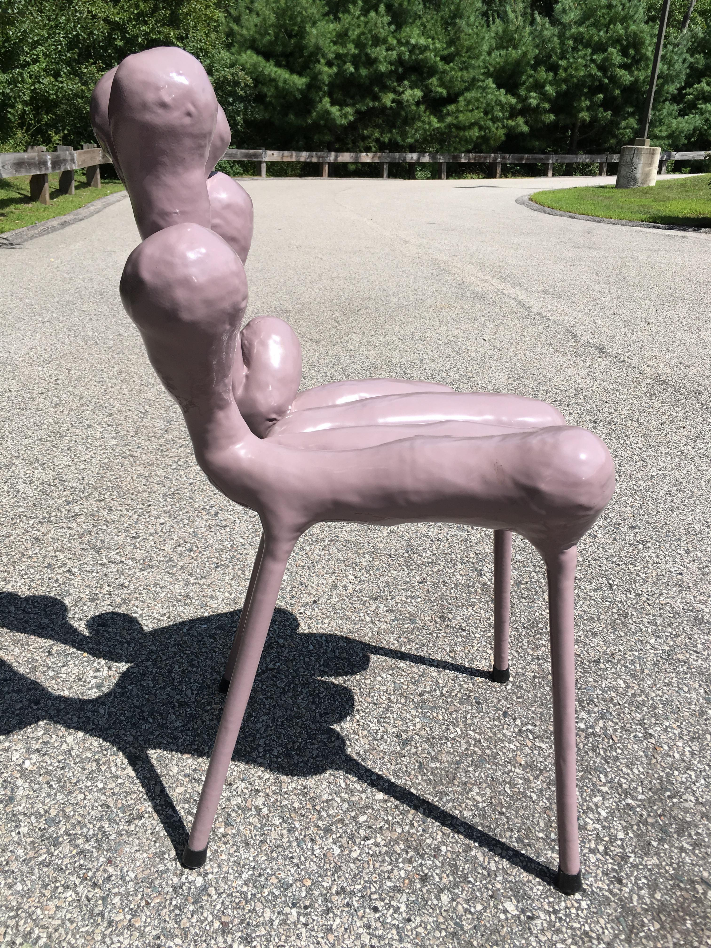 Painted Surrealist Chairs by Tessa Koot For Sale