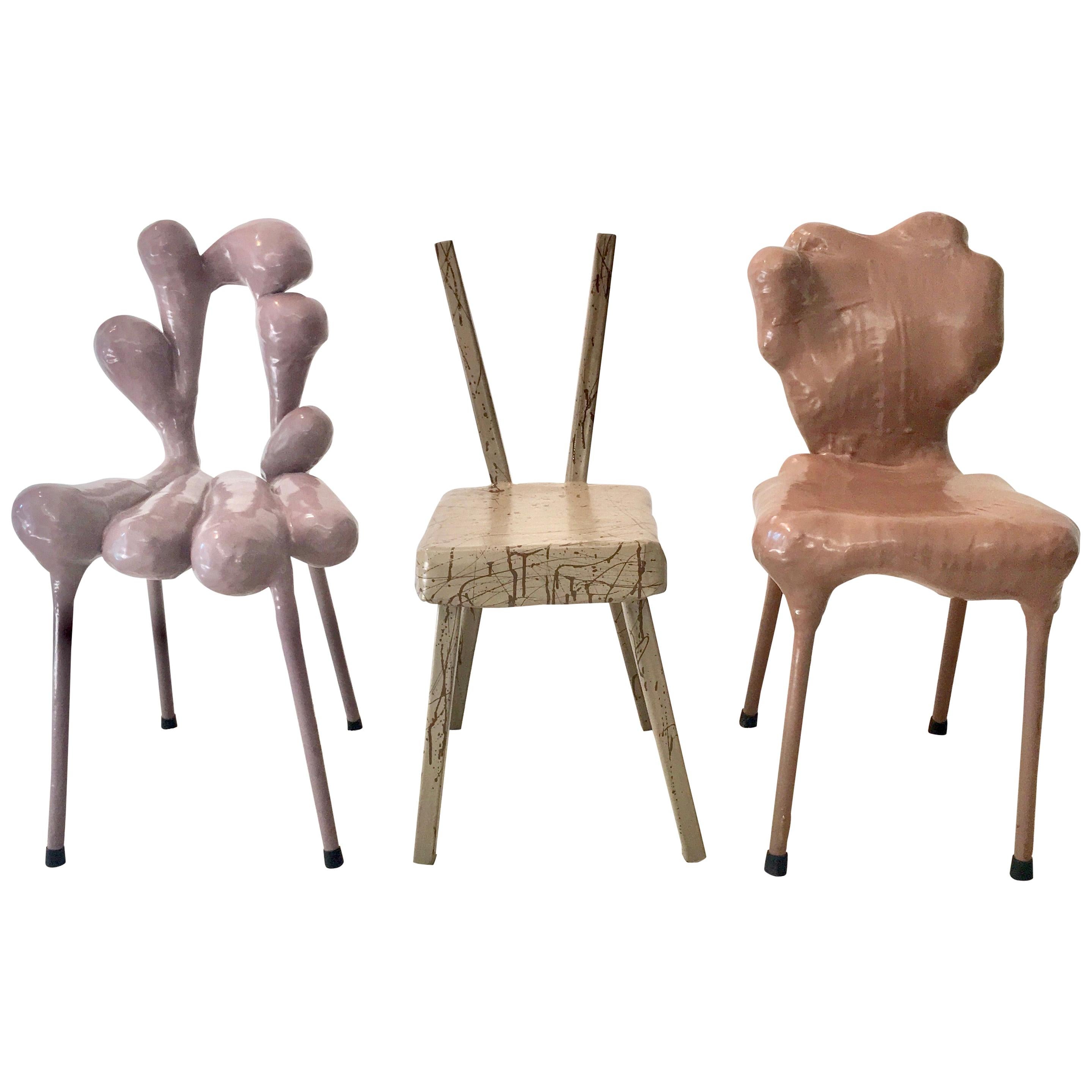 Surrealist Chairs by Tessa Koot For Sale