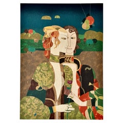 Surrealist Color Serigraph by Gian Maria Ciferri, Italy 1970s