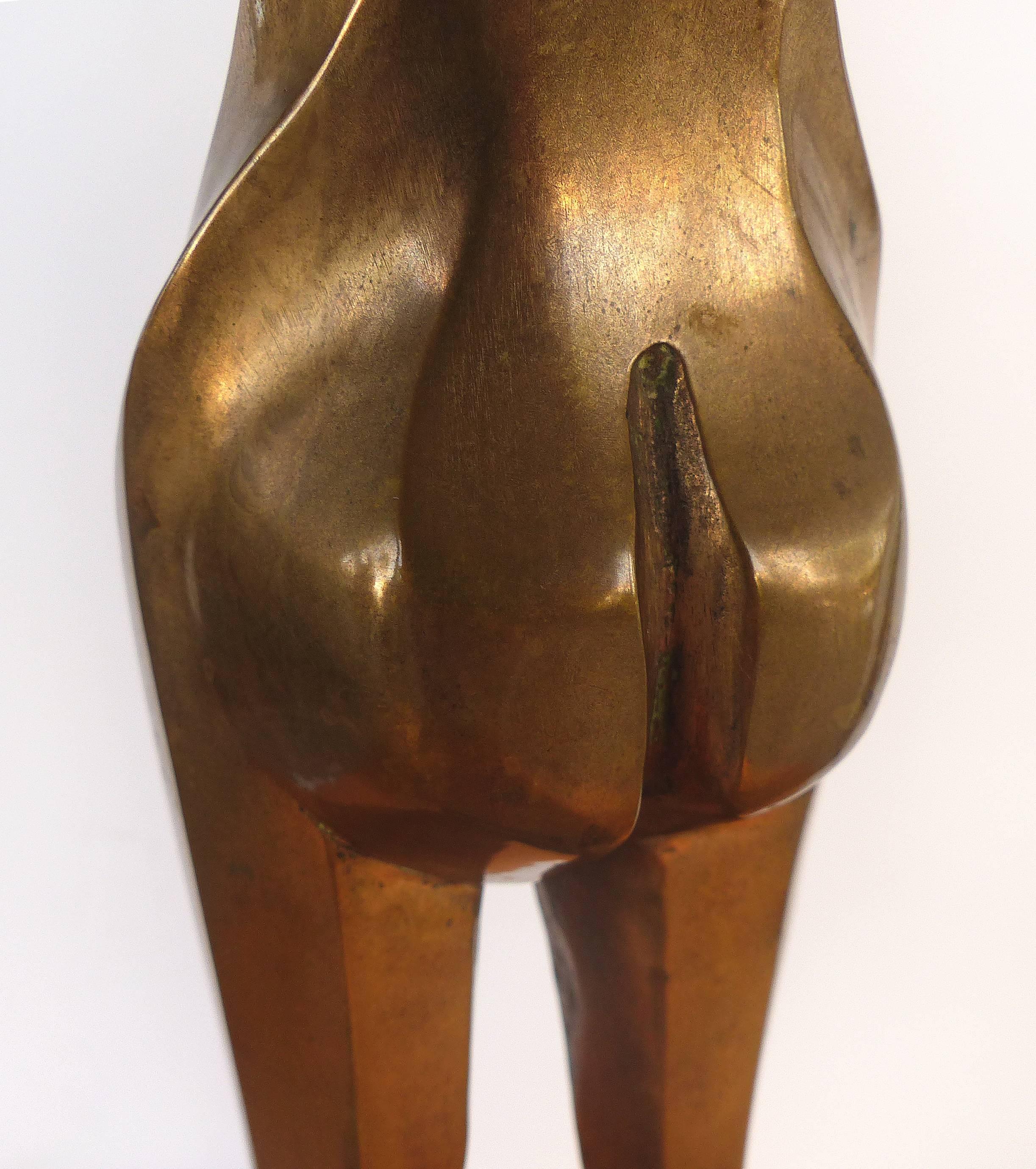 Surrealist Figurative Bronze Signed Zuñiga and Dated, 1977 5