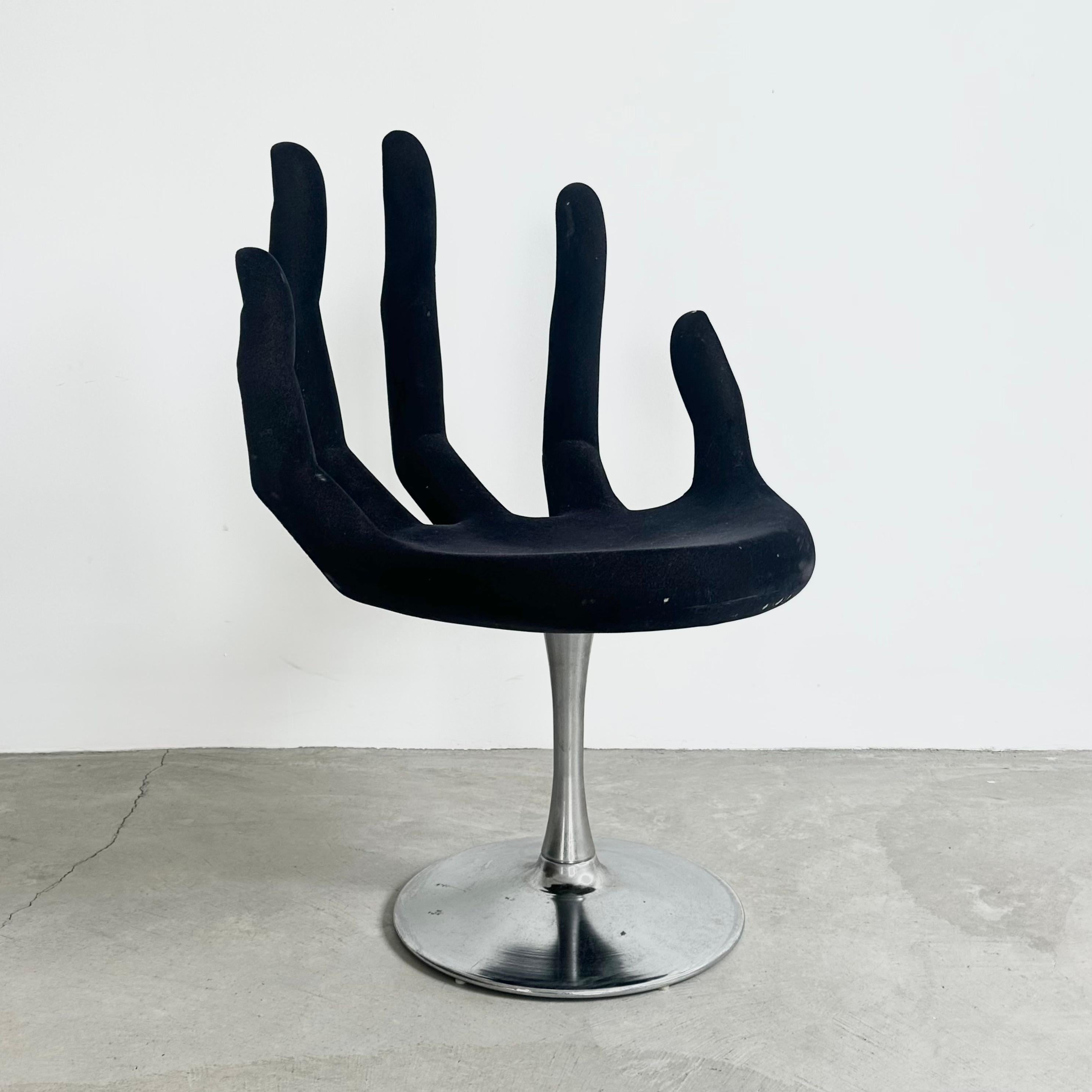 North American Surrealist Hand Chair, 1970s USA For Sale