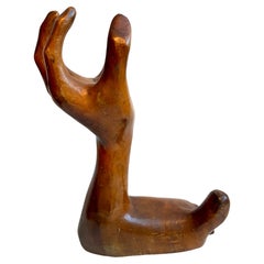 Surrealist Hand Foot Sculpture in the Style of Pedro Friedeberg, 1960's