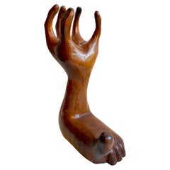 Surrealist Hand Foot Sculpture in the Style of Pedro Friedeberg, 1960's