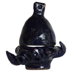 Surrealist Lidded Vessel #2 Maurice Perrenoud 1914-2007