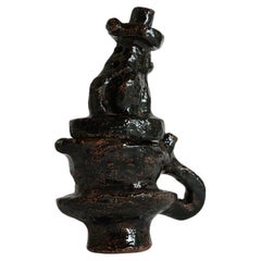Surrealist Lidded Vessel #9 Maurice Perrenoud 1914-2007