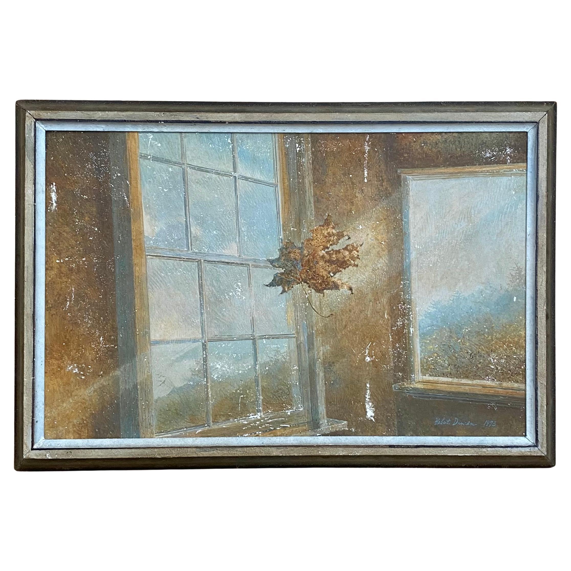 Surrealista Luz a través de la ventana Cuadro enmarcado de Robert Duncan (1973)