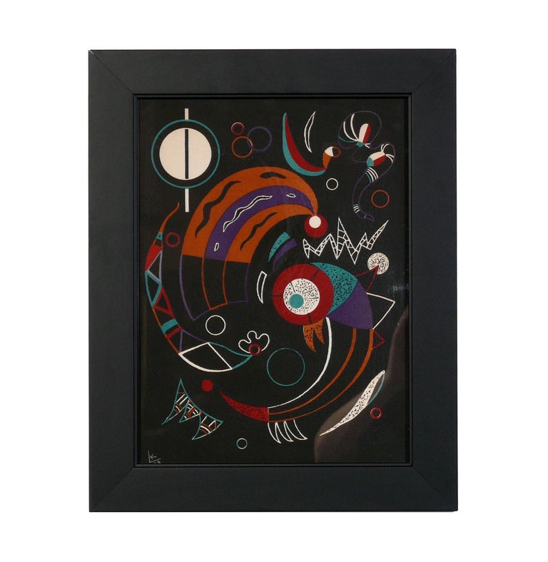 Selection of Surrealist Lithographs, by Wassily Kandinsky and Andre Masson for the limited edition 1938 portfolio Verve and printed by the famed French printer Mourlot. The one seen on the left in the first photo is entitled 