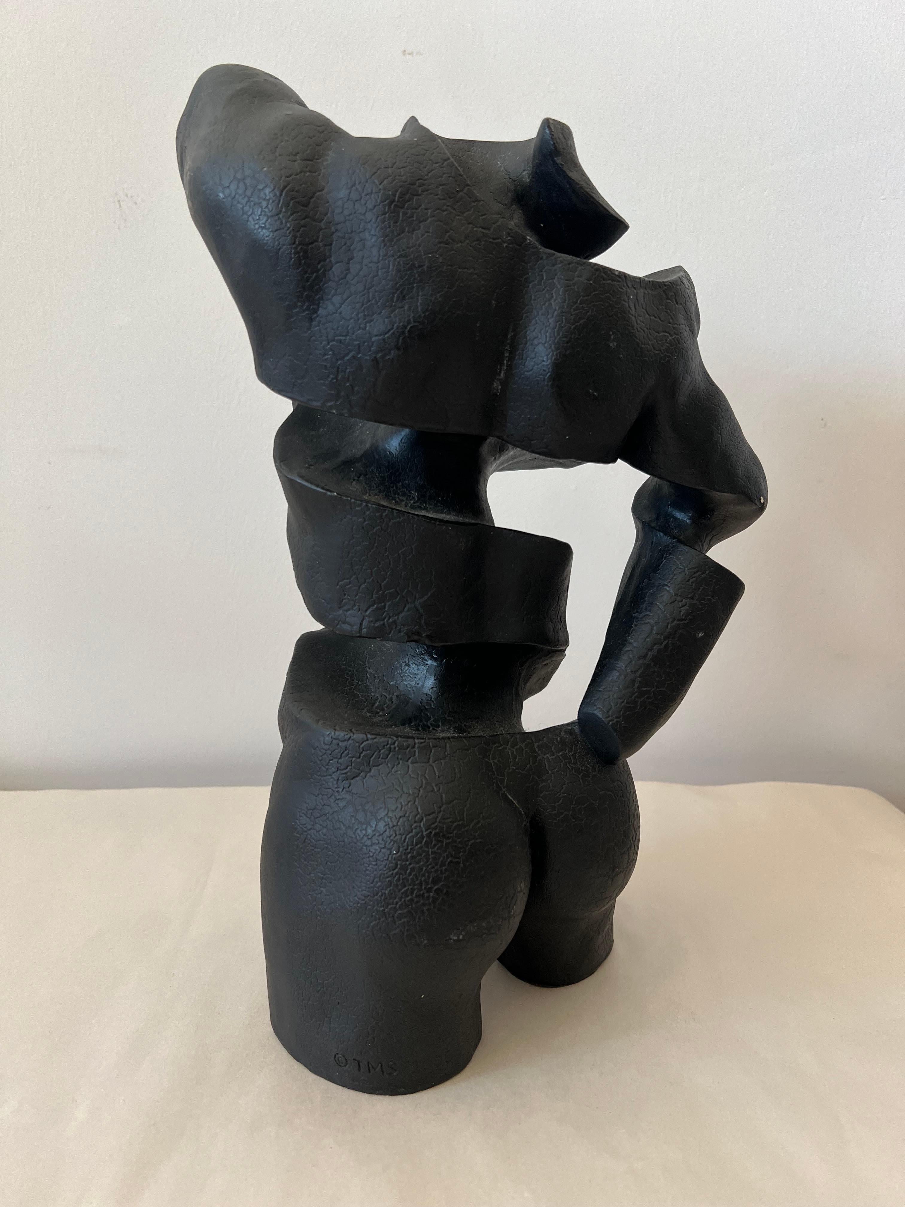 Contemporary Surrealist Nude Unraveling Torso Composite Sculpture, 2005 For Sale