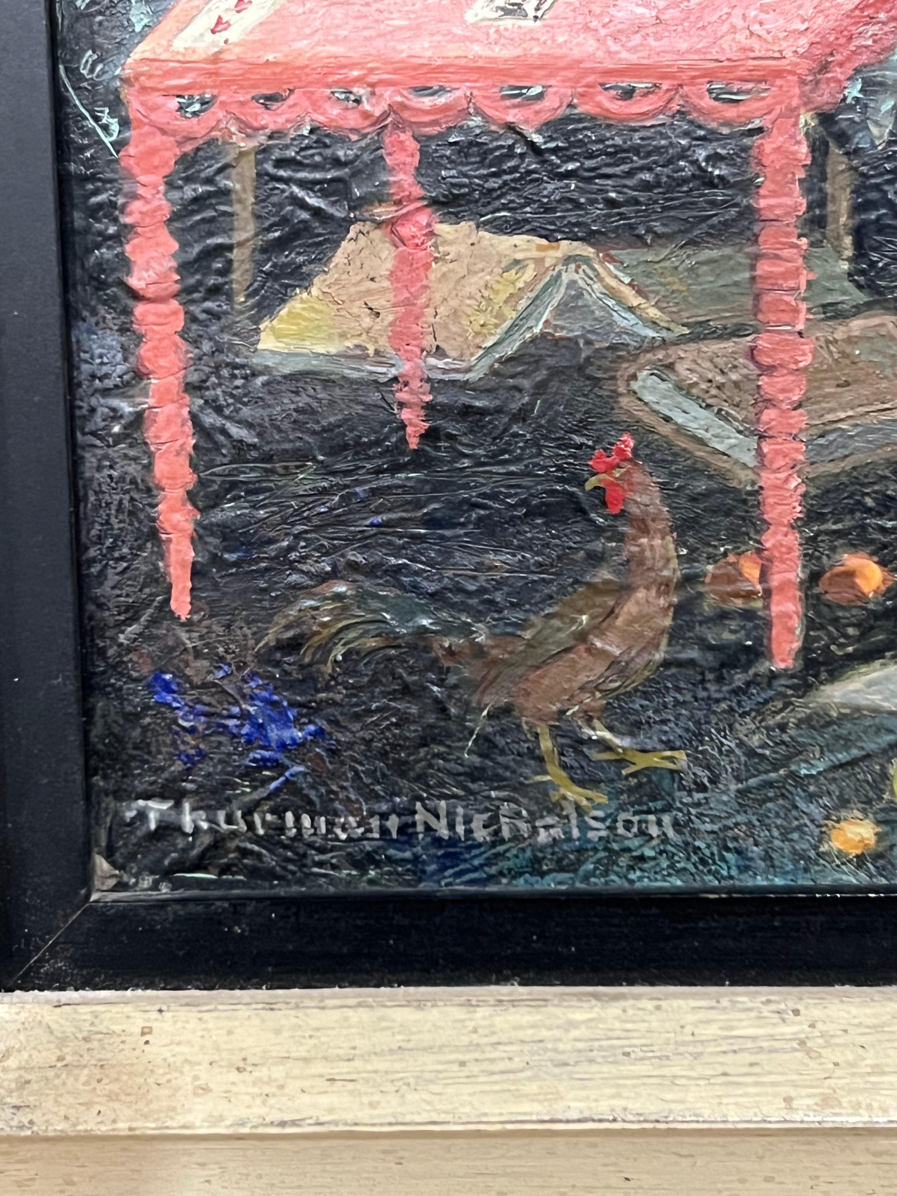 Surrealist Painting by Thurman Nicholson For Sale 5