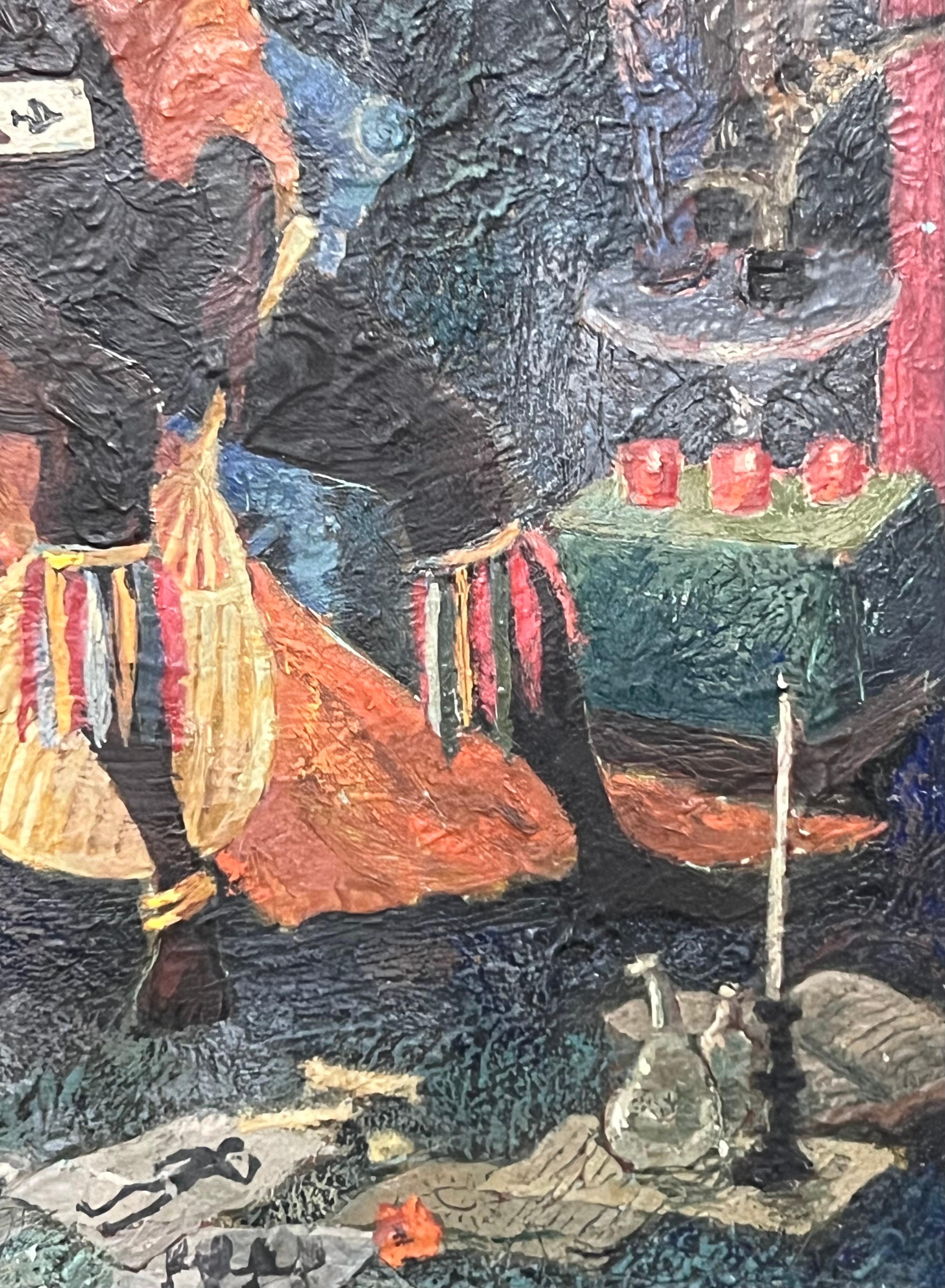 Surrealist Painting by Thurman Nicholson For Sale 1