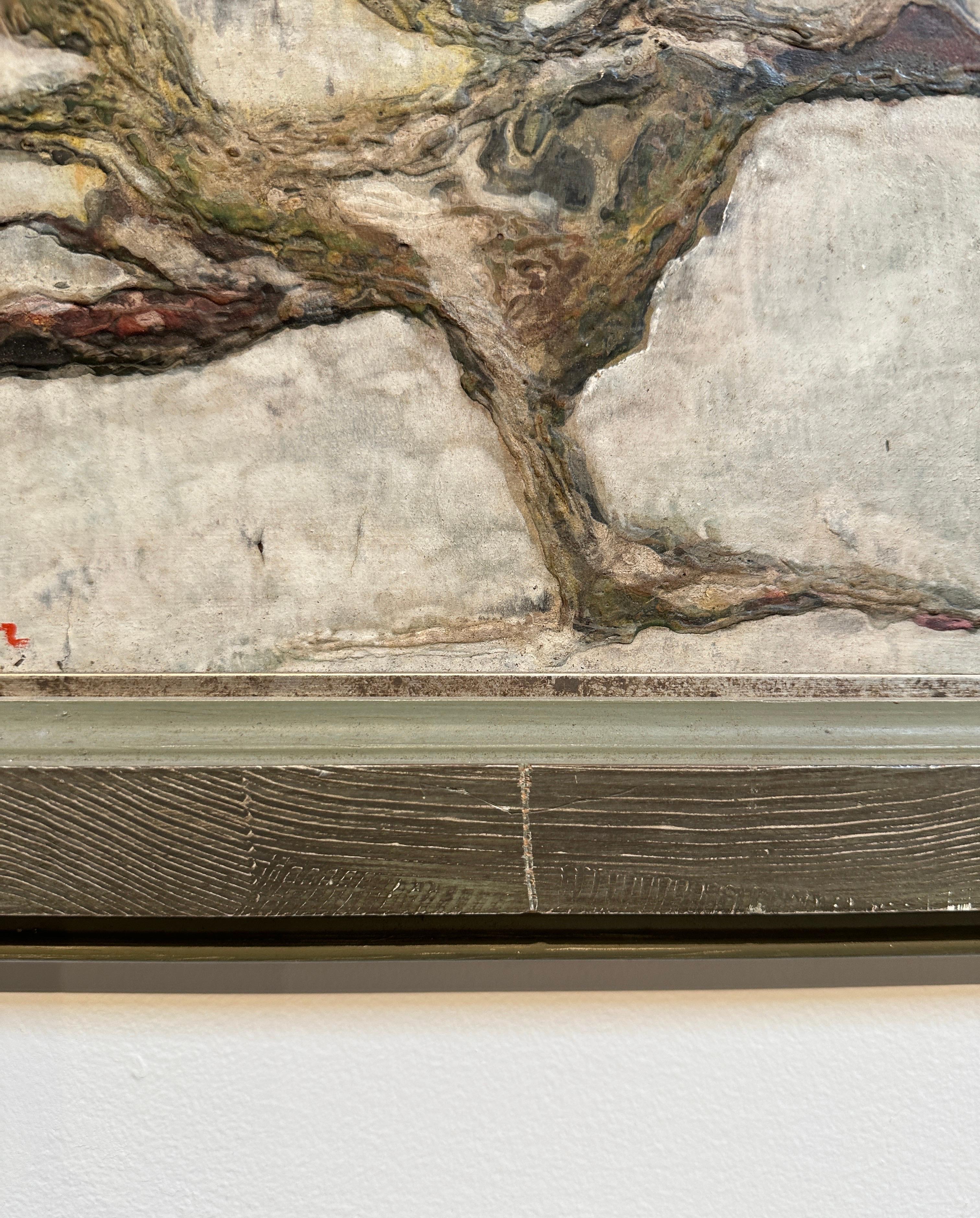 Surrealistisches Gemälde eines Baumes im Zustand „Gut“ im Angebot in Greensboro, NC