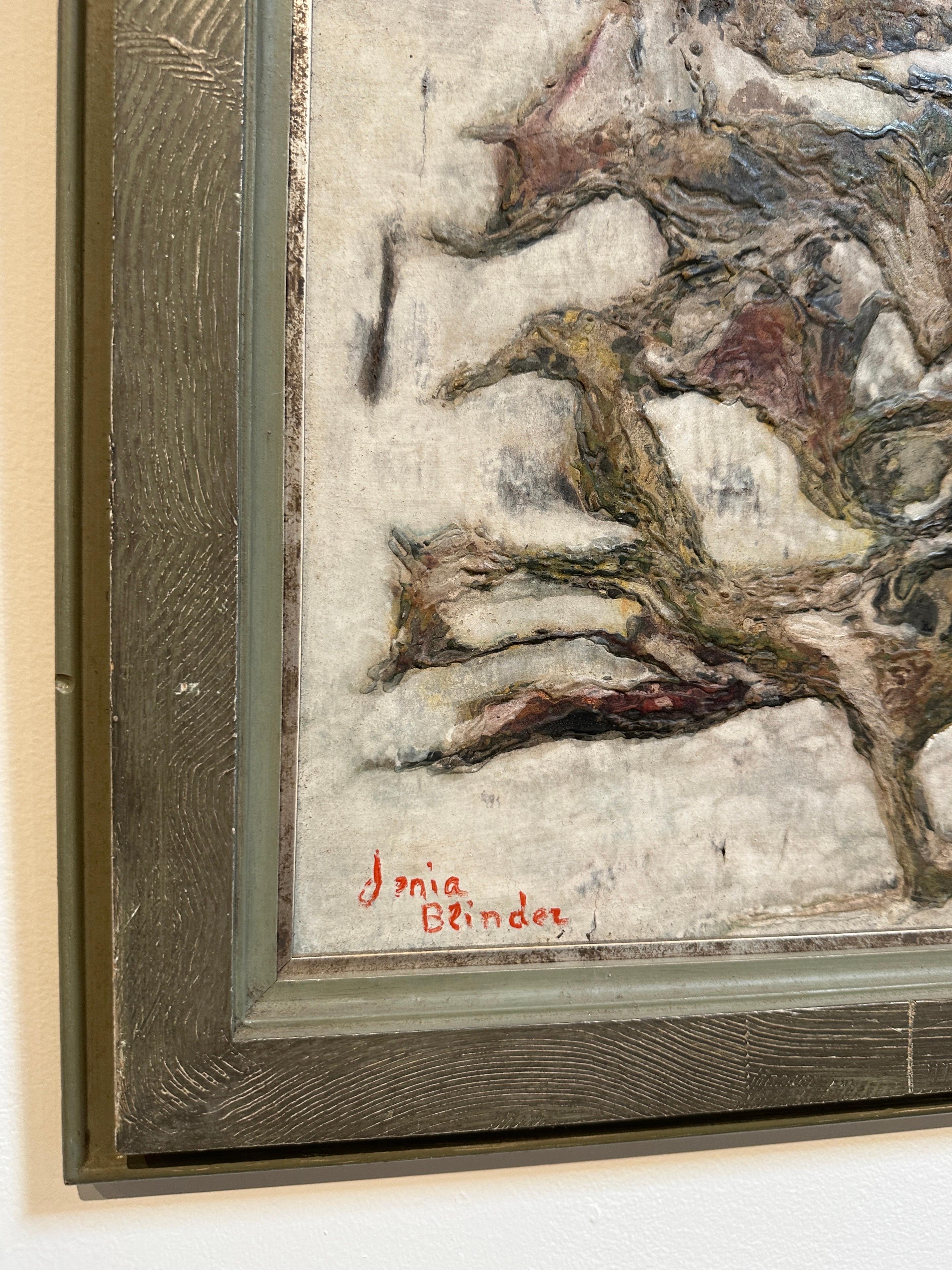 Surrealistisches Gemälde eines Baumes (20. Jahrhundert) im Angebot