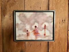 Surrealist Painting of Women at the Shore by A. M. Torino