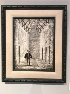 Surrealistische Malerei Solitude von Giorgio Perfetti