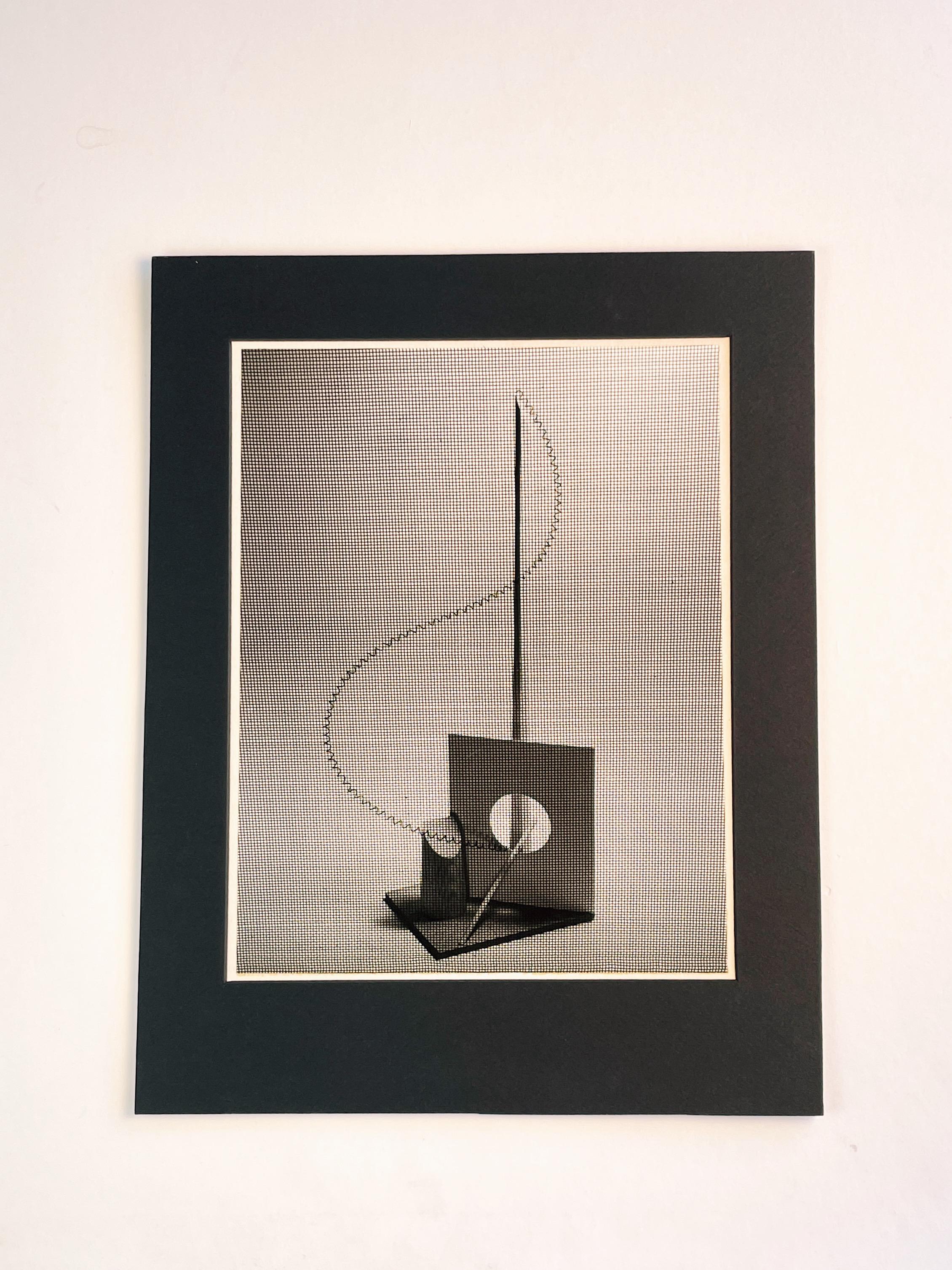 Experimental still life by Surrealist photographer, Paul Heismann, c. 1930s. Gelatin silver print, photographer credit stamped on mount verso. Unframed

dimensions:
image 13.2 x 10.2inches
matting 18 x 14 inches (window opening 13.5 x 10.5