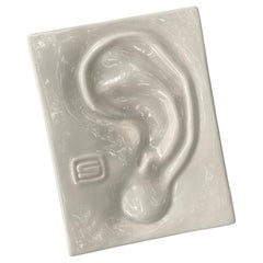 Surrealist Porcelain Sculpture of an Ear