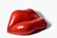 Surrealist  Salivasofa 'Original' Prototype Red Lips Sofa By Salvador Dali