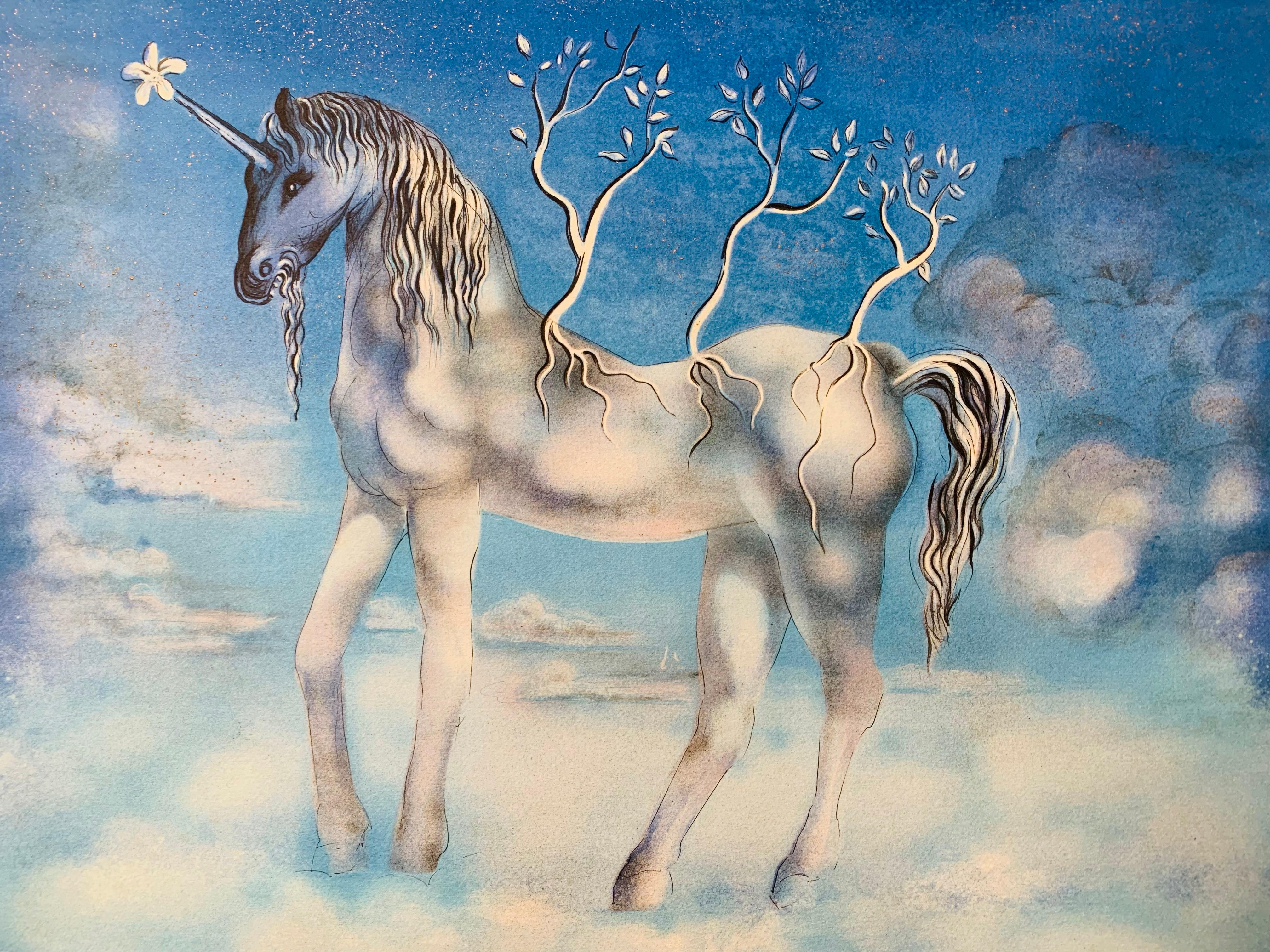 salvador dali unicorn