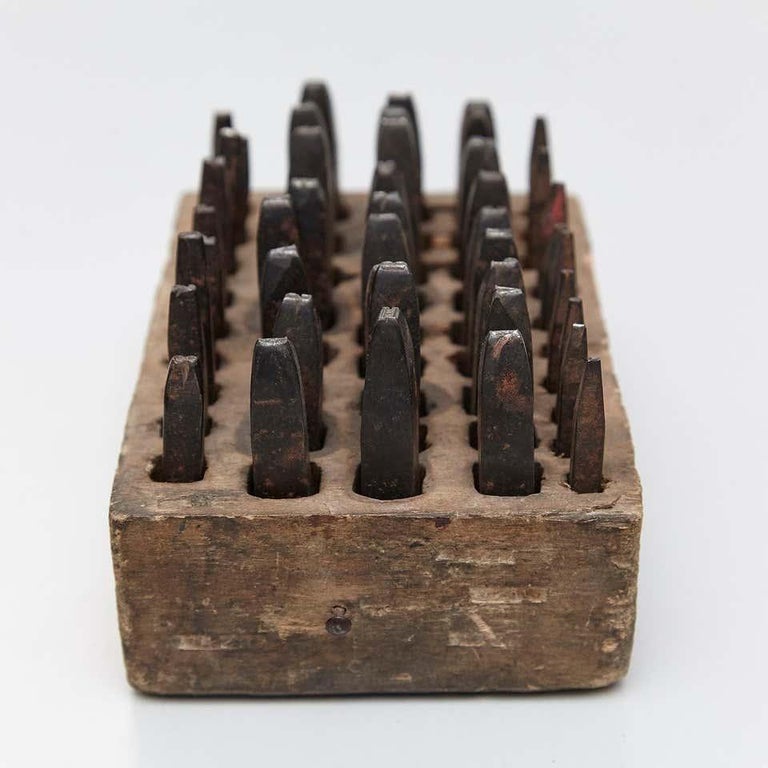 Surrealist Sculpture, Punch Engraving by Adrian For Sale at 1stDibs