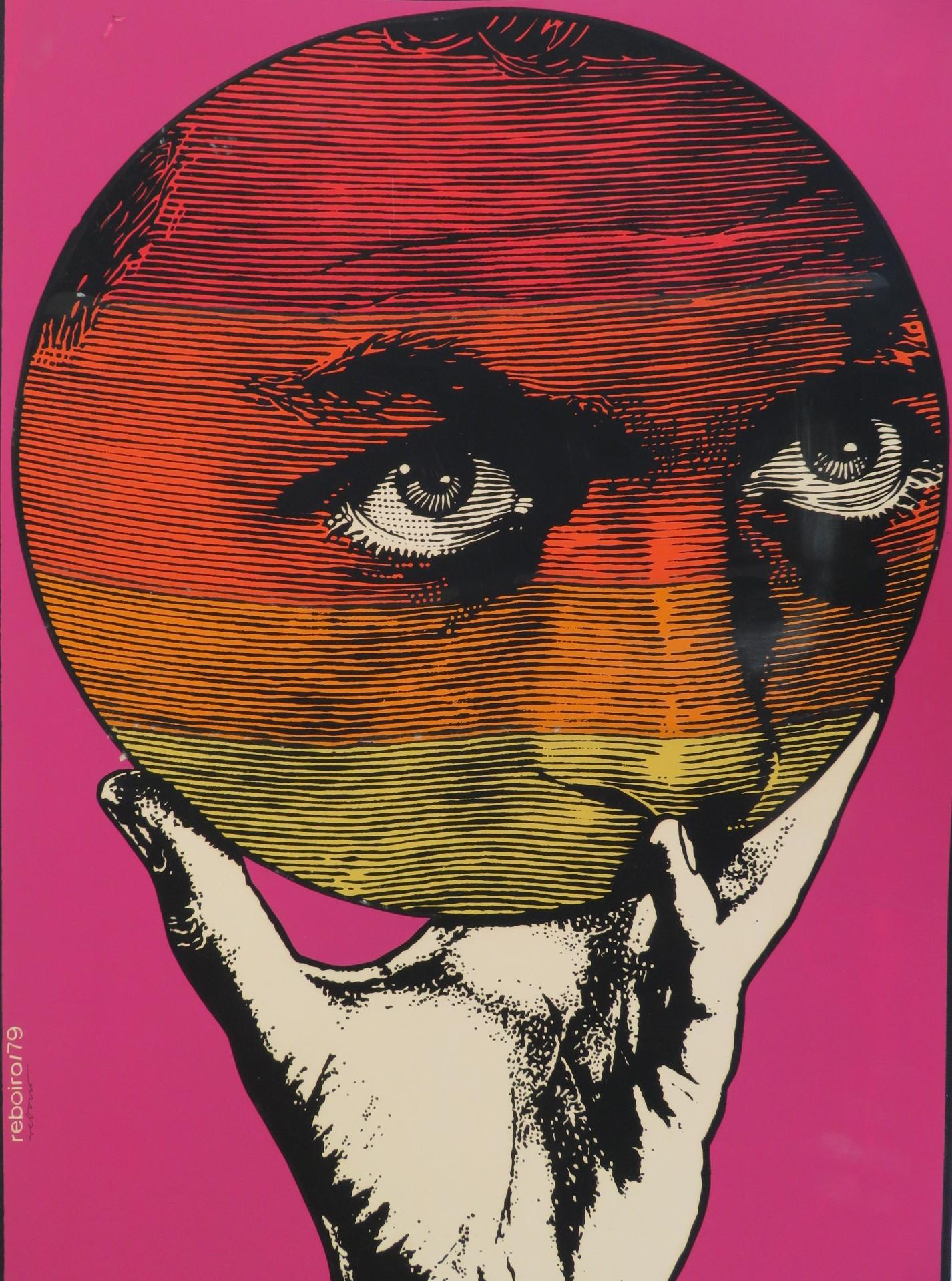  Surrealist Vintage Cuban Documentary Film Poster- Debemos Saber - Reboiro 1979 3