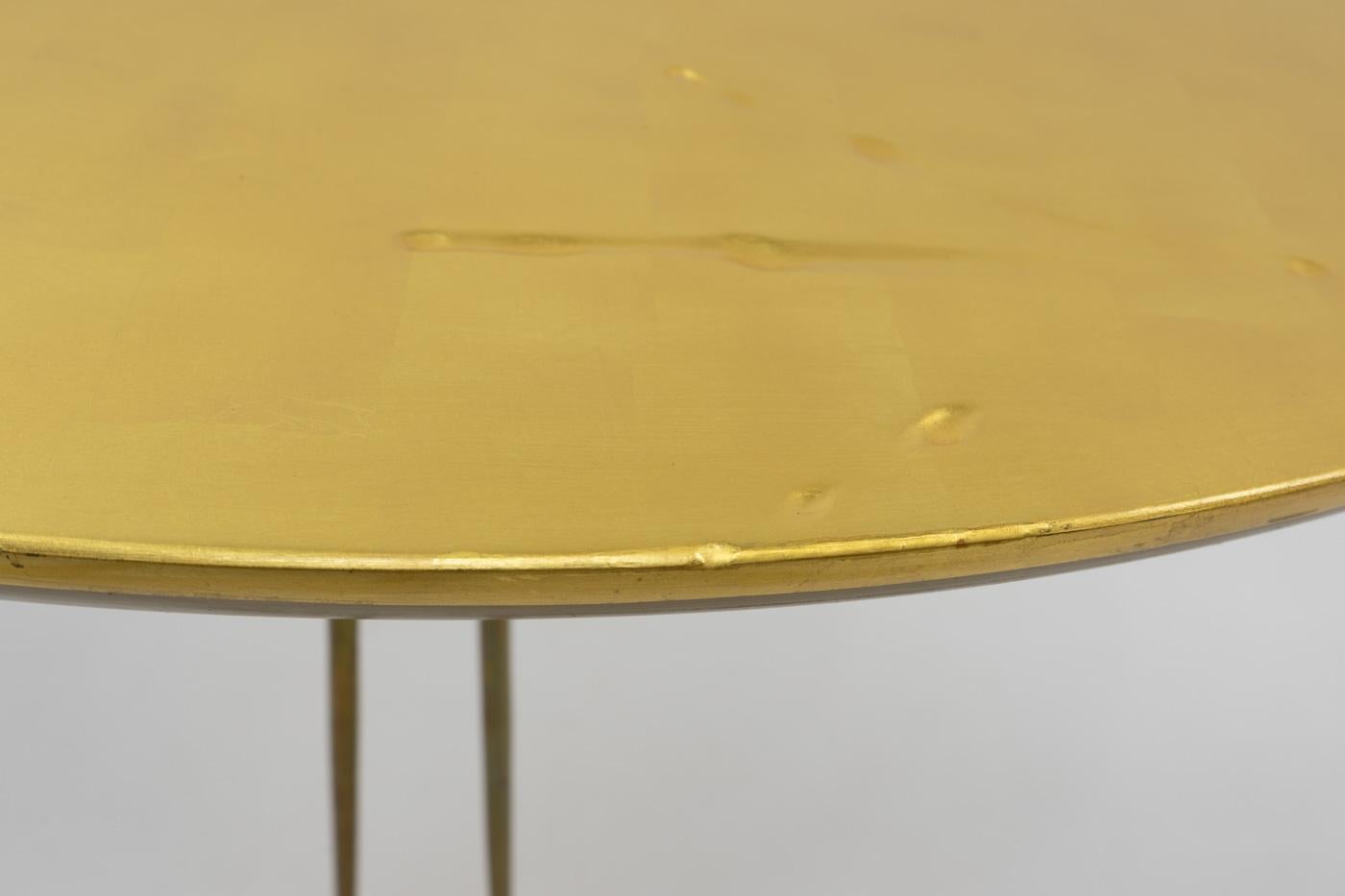 Bronze Surrealistic Original Traccia Coffee Table by Méret Oppenheim, 1970s