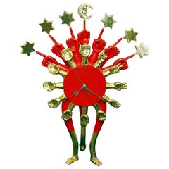 Surrealistic Sculptural Clock by Pedro Friedeberg