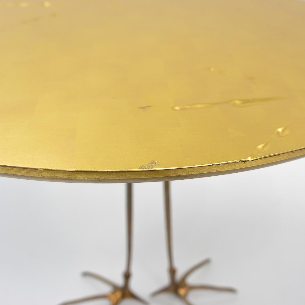 Bronze Surrealistic Traccia Coffee Table by Méret Oppenheim, 1970s