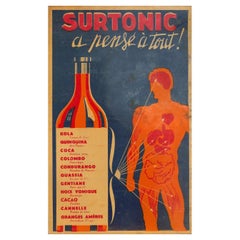 Surtonic 1930s French Mini Poster