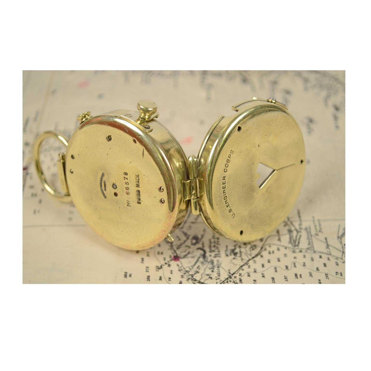 Survey Compass Swiss Made in 1918 for U.S. Engineer Corps 1
