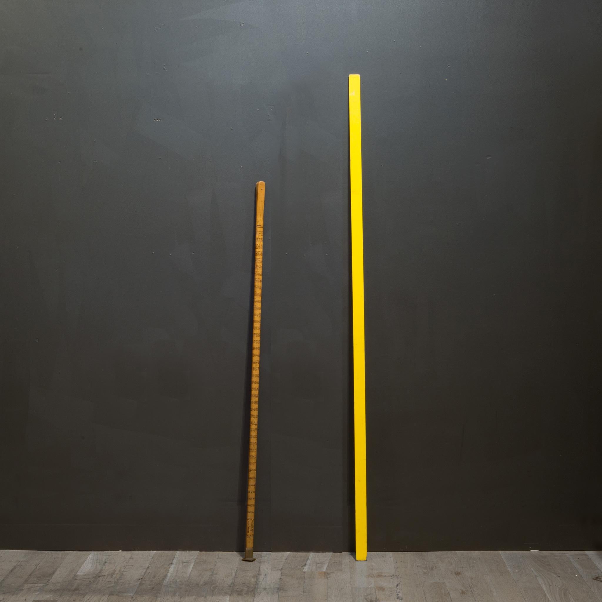 Surveyor's Pole and Logging Measuring Stick c.1940 Estadounidense en venta