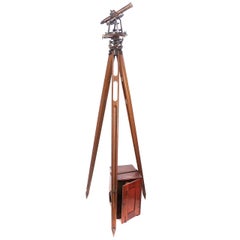 Used Surveyor's Transit and Tripod by C. L. Berger & Sons