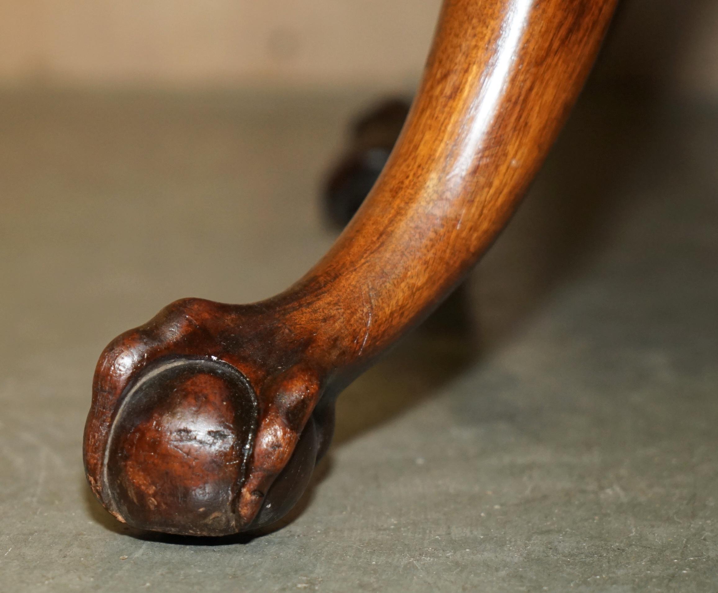 ÜBERLEBENDER DES DEUTSCHEN LUFTANGRIFFS VON 1940 RESTORIERTEN ViCTORIANISCHEN CHESTERFIELD KAPITÄNSSTUHL im Angebot 5