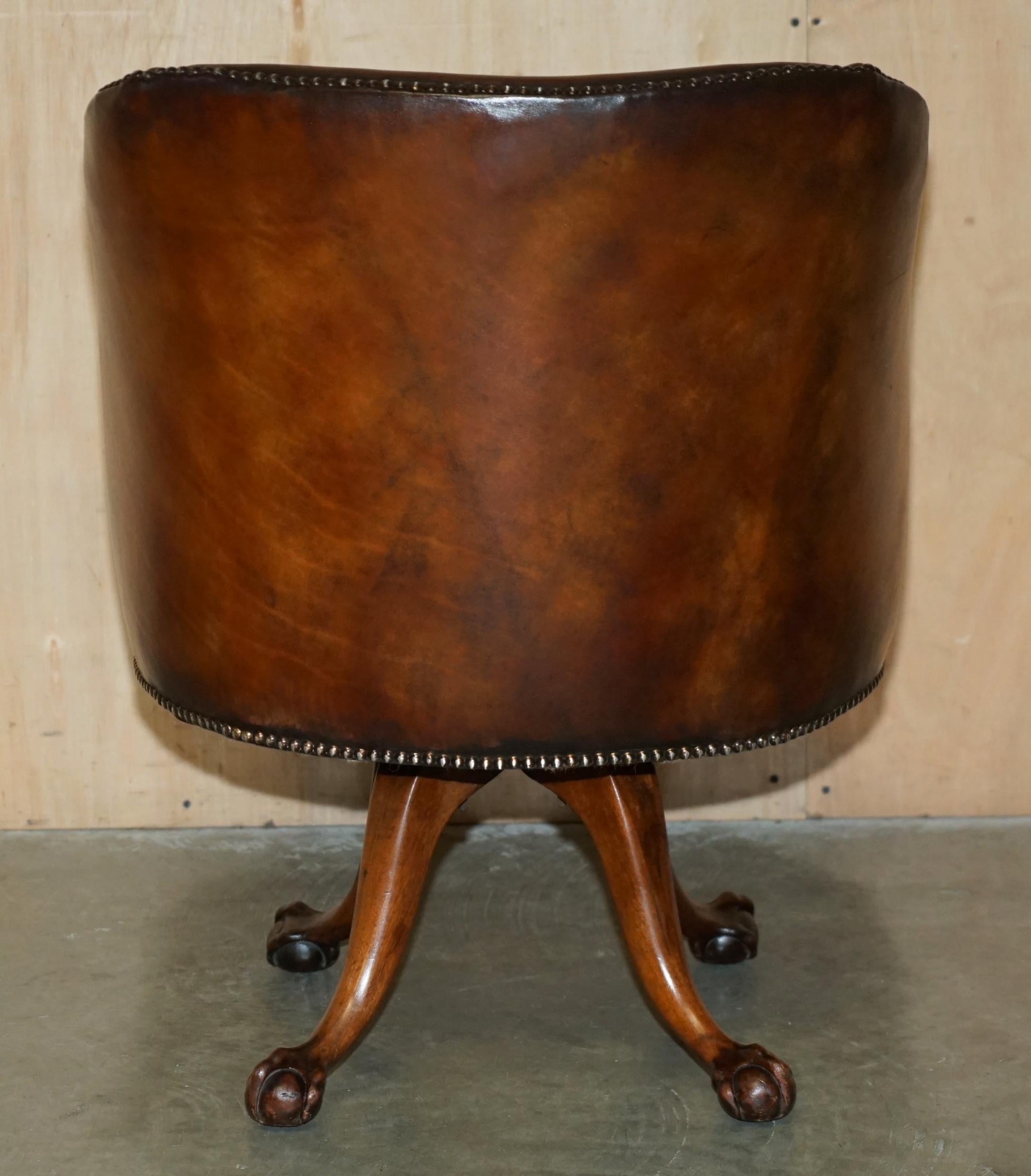 ÜBERLEBENDER DES DEUTSCHEN LUFTANGRIFFS VON 1940 RESTORIERTEN ViCTORIANISCHEN CHESTERFIELD KAPITÄNSSTUHL im Angebot 8