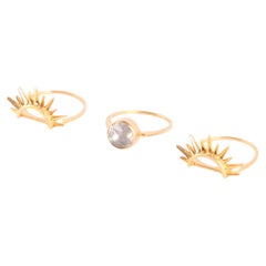 Suryachaand Gold Ring Set by Kahana Jewels