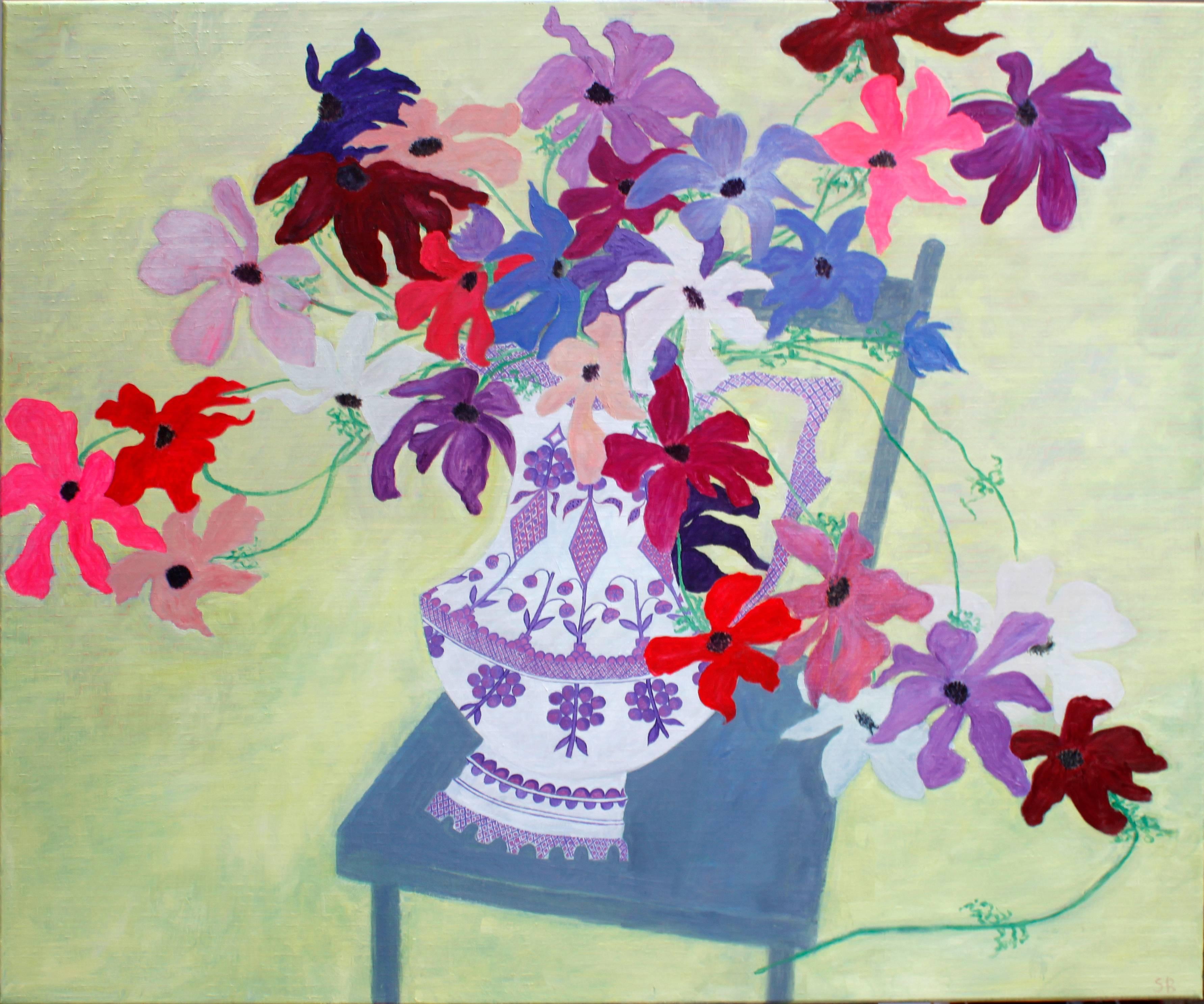 Susan Bleakley Still-Life Painting - Anemones