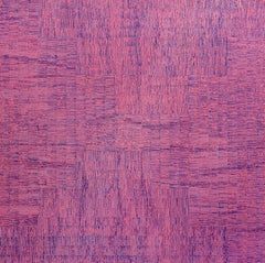 How Stone Speaks, grande peinture à l'huile contemporaine abstraite de Sue Bleakley.