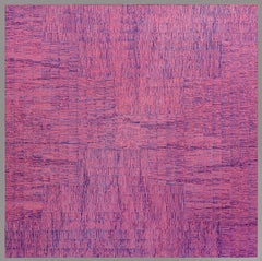 How Stone Speaks, grande dipinto a olio astratto contemporaneo di Sue Bleakley