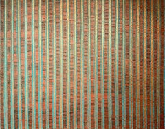 Ladders of Light, pittura ad olio astratta contemporanea di Sue Bleakley