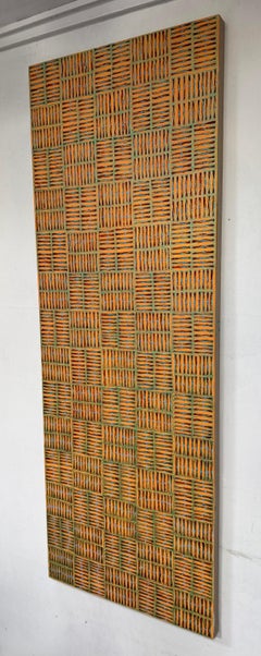 Mesure du temps. Peinture à l'huile abstraite contemporaine