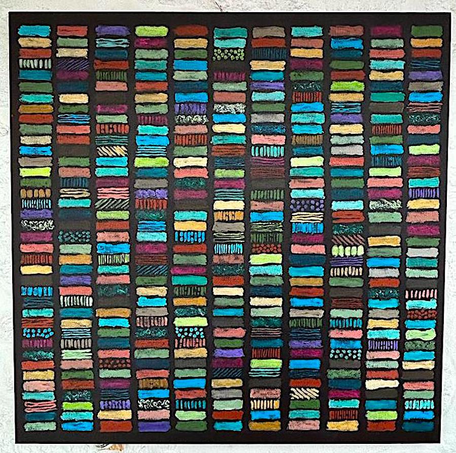 Abstract Painting di Susan Bleakley - Una cosa  Dopo un altro. Pittura astratta contemporanea